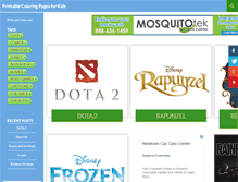 Tablet Screenshot of print-and-color.com